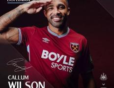 爱游戏体育app-官方：西汉姆联免签纽卡斯尔前锋卡勒姆-威尔逊