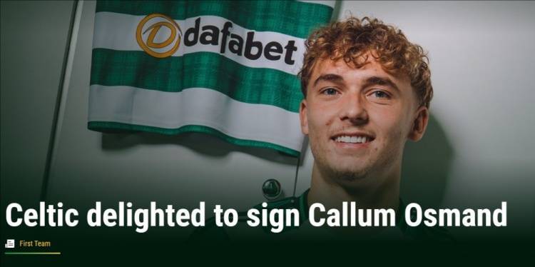 aiyouxi-官方：凯尔特人签下19岁富勒姆前锋卡勒姆-奥斯曼