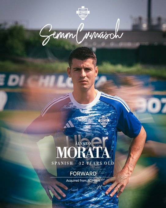 爱游戏体育-官方：莫拉塔租借加盟科莫