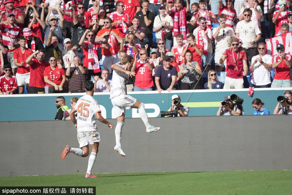 ayxsports-德甲-凯恩戴帽格纳布里破门 拜仁4-1霍芬海姆豪取4连胜